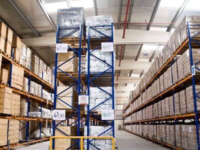 Photo: WFP/Photolibrary WFP depot with food