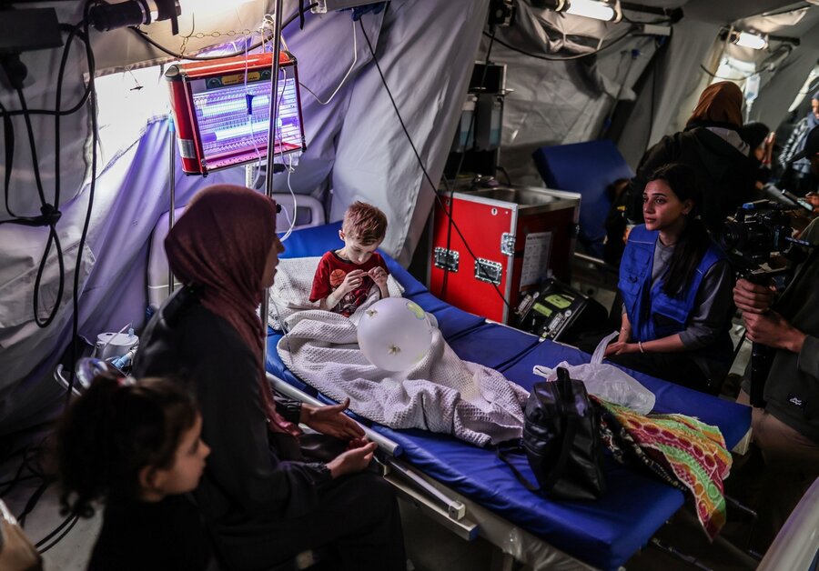 WFP supported clinic in Rafah